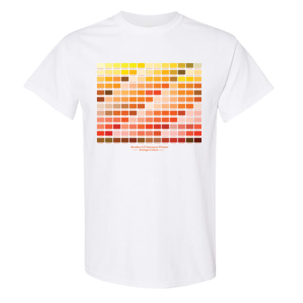 Oranges Color Chart - Heavy Cotton™ T-Shirt Thumbnail